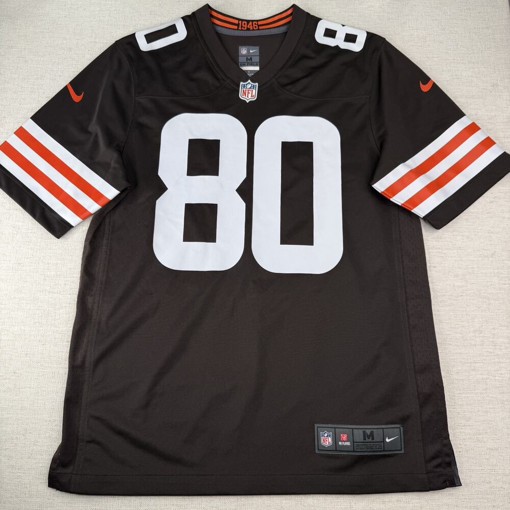 Nike On-Field Jarvis Landry Cleveland Browns NFL Football Jersey Mens Size M
